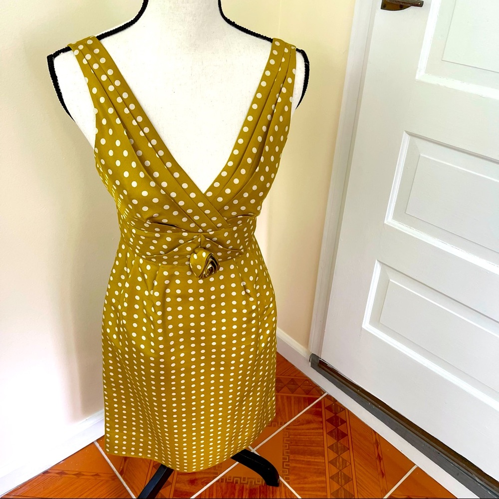J Crew polka dot dress size 2